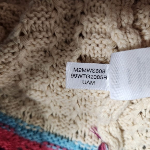 Marc New York Womens Boho Cropped Crochet Tank Top-Size L - Picture 4 of 7